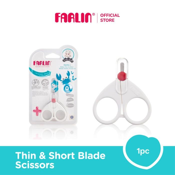 Gambar NEW PRODUCT FARLIN THIN & SHORT BLADE SCISSORS - GUNTING KUKU BAYI dari Babystore. undefined Tokopedia