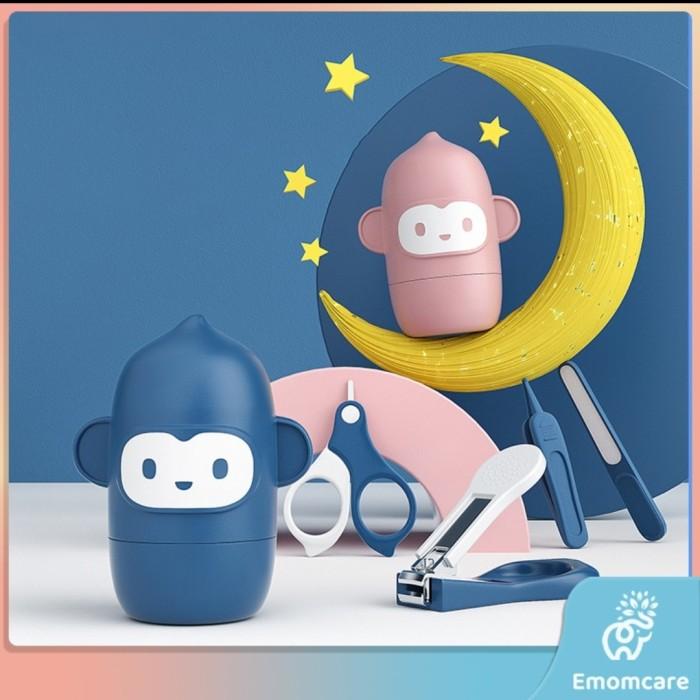 Gambar NEW PRODUCT SET GUNTING KUKU BAYI 4IN1 - BABY NAIL CLIPPER SET - Blue dari Babystore. undefined Tokopedia