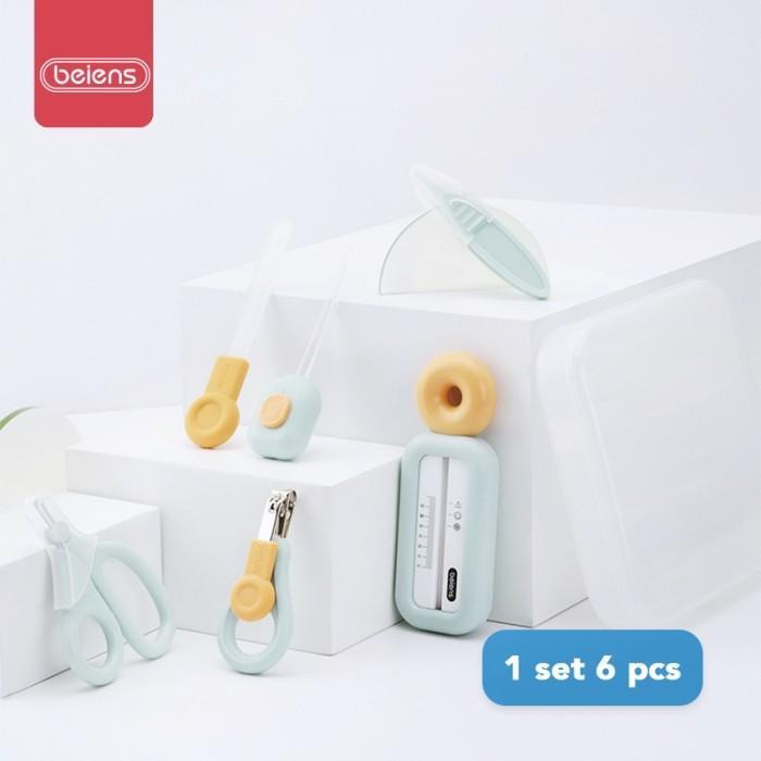 Gambar NEW PRODUCT BEIENS GUNTING KUKU BAYI SET 6IN1 BABY NAIL CARE MANICURE - Hijau dari Babystore. undefined Tokopedia