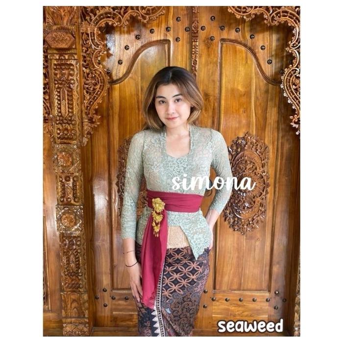 Gambar NEW EDITION - SET 100RB KEBAYA BALI SOFIA (KATALOG 3) - Seaweed, S dari Faragrosir.ID undefined Tokopedia