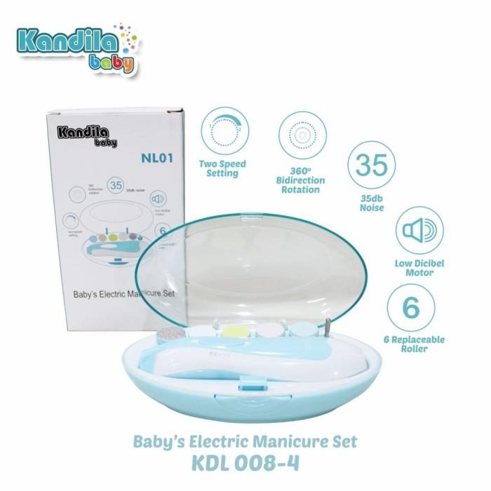 Gambar NEW PRODUCT KANDILA BABY ELECTRIC MANICURE SET NAIL TRIMMER - GUNTING - Girl dari Babystore. undefined Tokopedia