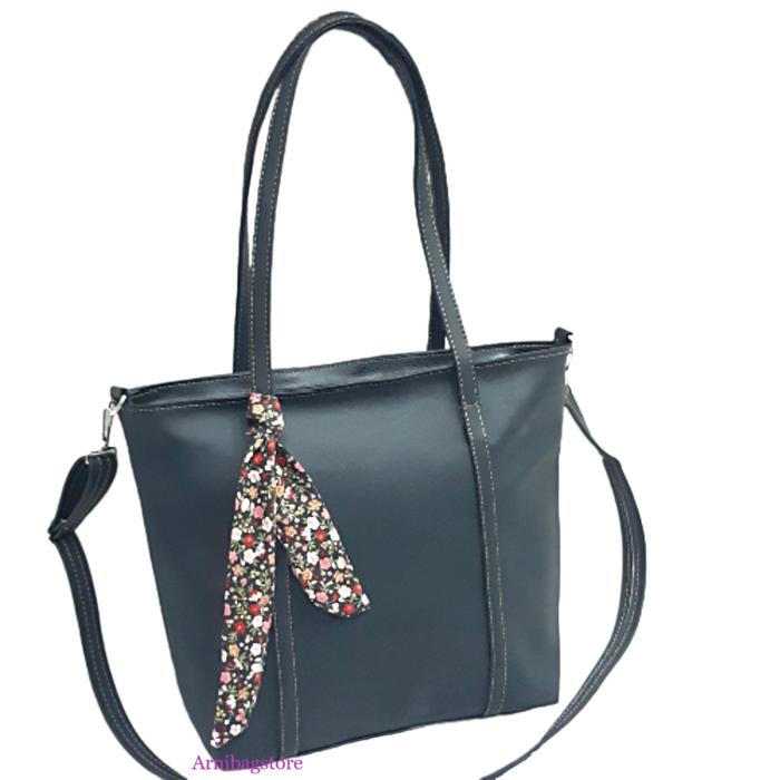 Gambar Tas Wanita Tas Tote Bag Tote Bag Wanita Tas Bahu Kerja Kuliah Ukuran Besar Terbaru - Hitam dari CHA ACC COLECTION undefined Tokopedia