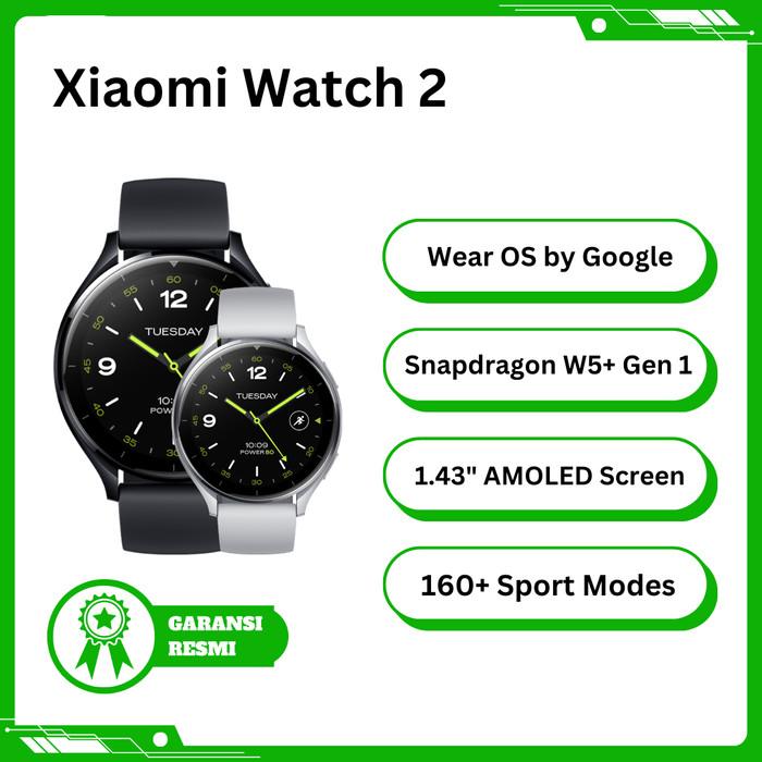 Jual xaomi Mi Watch Smart Watch inch AMOLED Screen Wear OS