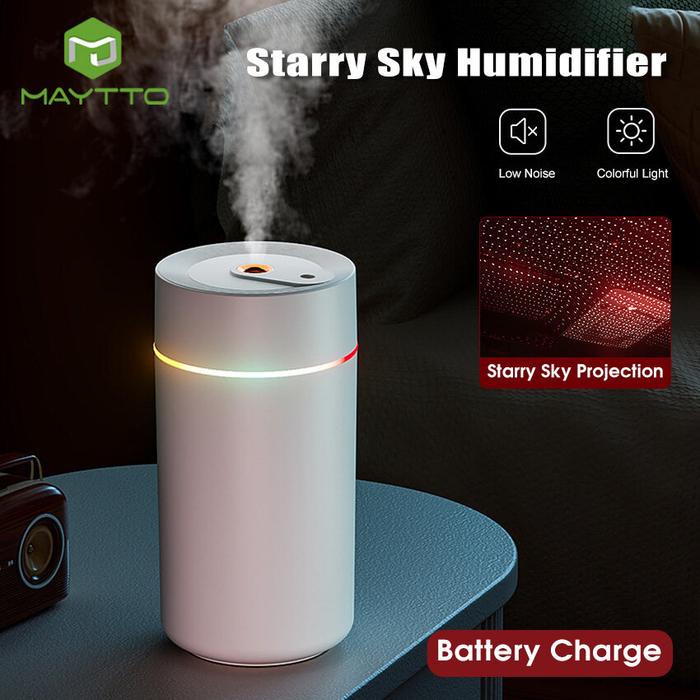 Gambar MAYTTO 420ML Air Humidifiers Starry Sky Humidifier Portable Air Humidi dari Benji Shop ID undefined Tokopedia