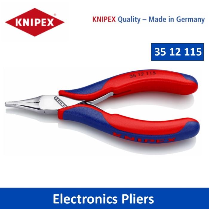 Gambar Tang Elektronik Knipex 35 12 115 Electronics Pliers With box joint dari SATATOOL INDONESIA undefined Tokopedia
