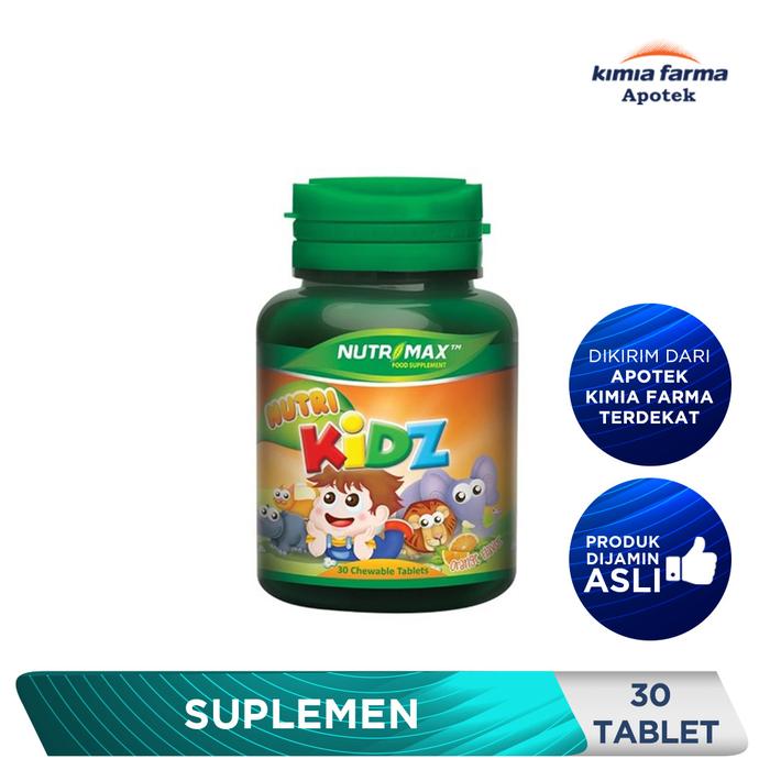Jual NUTRIMAX NUTRI KIDZ TABLET 30 TABLET / SUPLEMEN ANAK / KIMIA FARMA