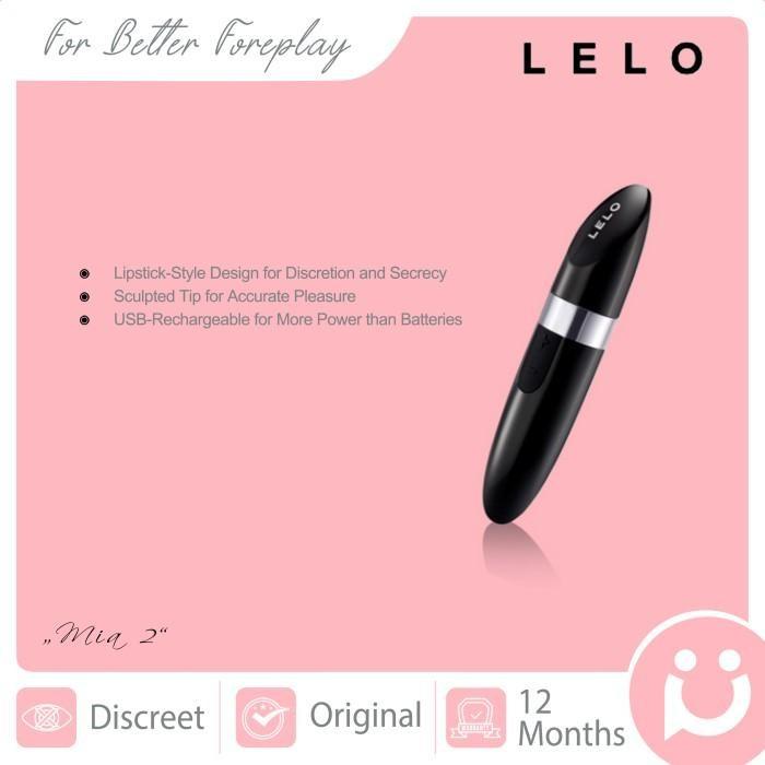 Gambar READY STOK- Sexy Toys Lelo Mia 2, Lipstick-Style Design Mini Vibrator - Black dari Taaku Market undefined Tokopedia