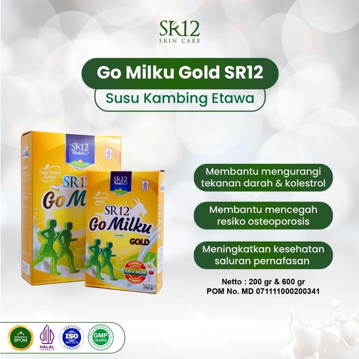 Gambar Go Milku Gold Susu Kambing SR12 Etawa Asli Atasi Nyeri Sendi Pegal dari Himakagami undefined Tokopedia