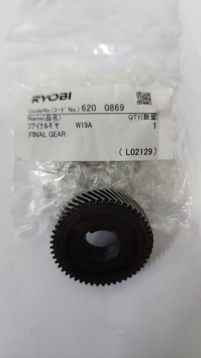 Gambar Spare Part Power Tool (W-1900) 6200869 - Final Gear Kyocera Ryobi dari KC TOOL undefined Tokopedia