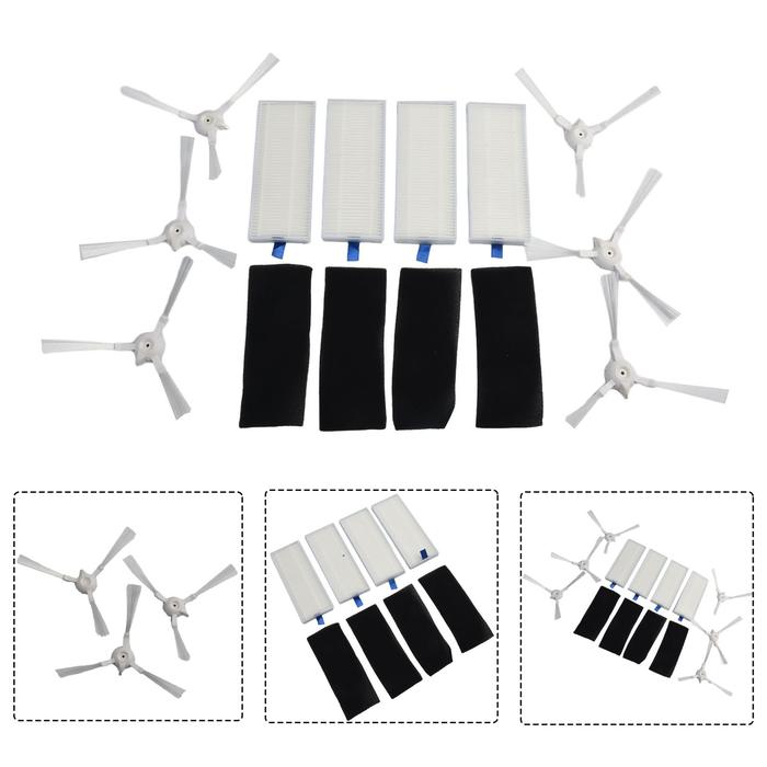 Gambar 4pc Side Brushes 6pc Filters For Rowenta Explorer 20-Series RG687 RR682 RR687 RR688 ZR720002 Household Supplies Cleaning dari mudarina undefined Tokopedia