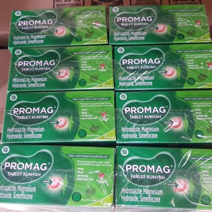 Gambar Promag tablet kunyah obat sakit maag dan kembung Murah dari salimah nur undefined Tokopedia