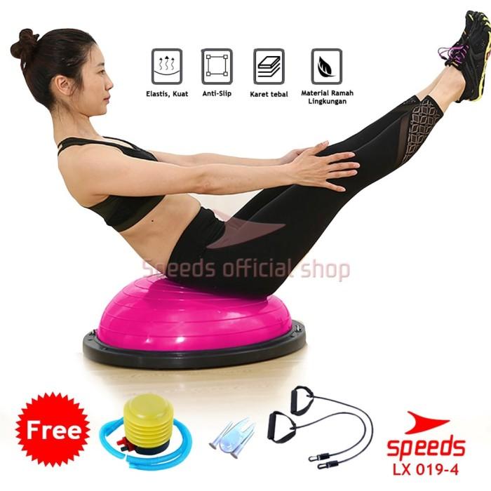 Balance Step Bosu Ball Fitness Alat Olahraga Bola Yoga Gymball 019-04