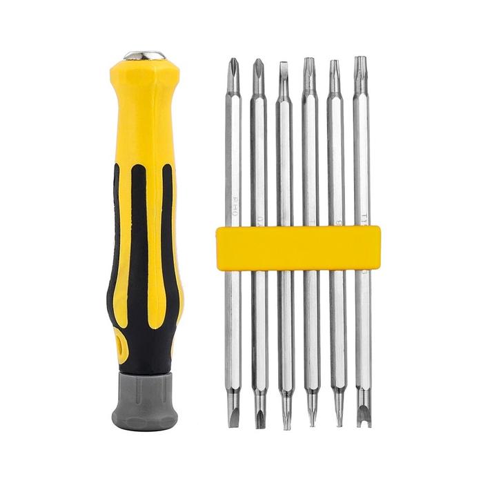 Gambar 6PCS Tamper Proof Magnetic Screwdriver Bit Hex Torx Screwdriver Head Flat Repair Precision Insulated Hand Tool Safety dari krasivia-shop undefined Tokopedia