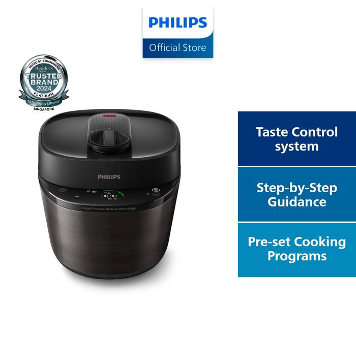 Gambar New All-in-One 5L Pressurized Cooker Kitchen Appliances HD2151/62 1000W 35 Preset Programmes dari Seehwa Store undefined Tokopedia