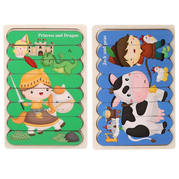 Gambar 2-in-1 Puzzle Kids / Puzzles / Early Stage Puzzle Toddlers dari Bundleban Storez undefined Tokopedia