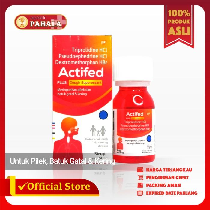 Gambar ACTIFED SYRUP Merah 60 ml Diskon dari Cempaka jkt undefined Tokopedia