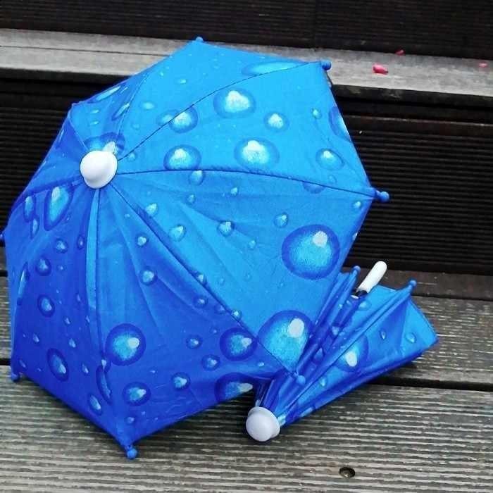 Gambar Payung HP Mini Pelindung Phone Holder SmartPhone Setang Stang Sepeda Motor - Biru dari Helios Nebula Store undefined Tokopedia