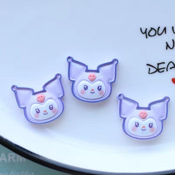 Gambar Jibbitz Charms Aksesoris Pin Sandal Baim Cross Bahan PVC Motif Karakter Sanrio Kuromi My Melody - 21-01 dari Bakuluniversal undefined Tokopedia