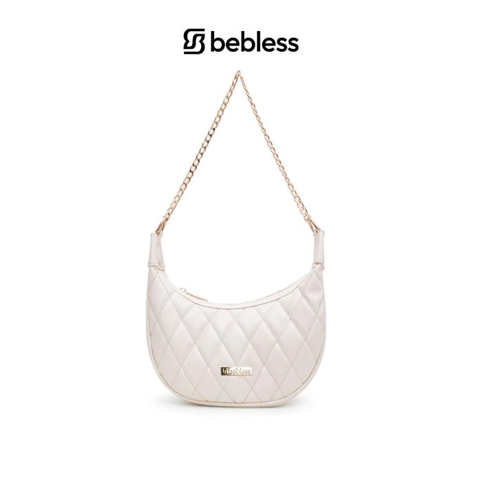 Gambar BEBLESS DIANOVA Tas Selempang Tas Wanita Sling Bag Tas Bahu Wanita Branded Tas Selempang Shoulder Bag - Broken White dari Bebless Official Shop undefined Tokopedia