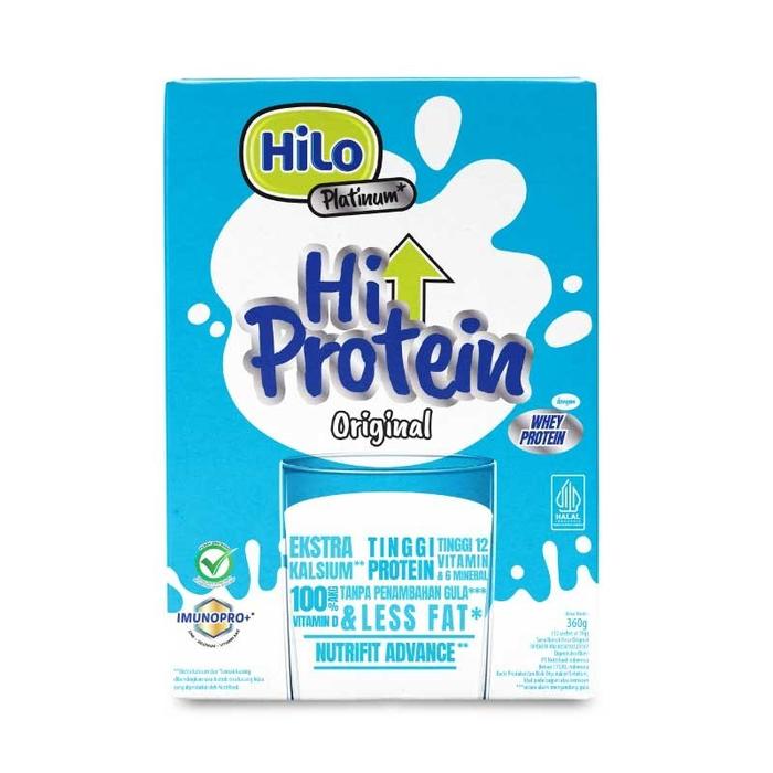 Gambar HiLo Platinum Original 360 gram (12 Sachet) - Susu Tinggi Kalsium Lebih Rendah Lemak dari Mel The Shop undefined Tokopedia