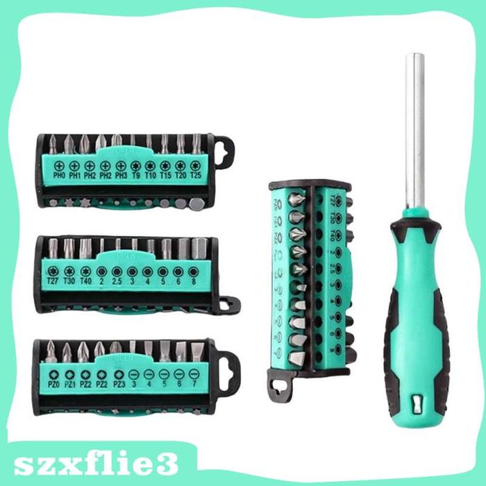 Gambar 30 in 1 Screwdriver Set for Office Emergency Electronics Bicycle Car dari jayamaju645yr undefined Tokopedia