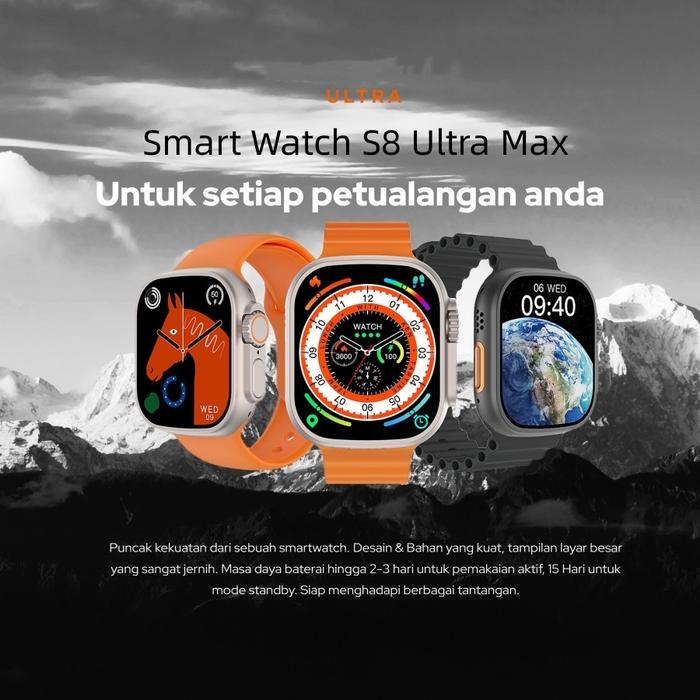 W8 Ultra Smartwatch W8 Manual Jual Smartwatch ULTRA Strap Ipods