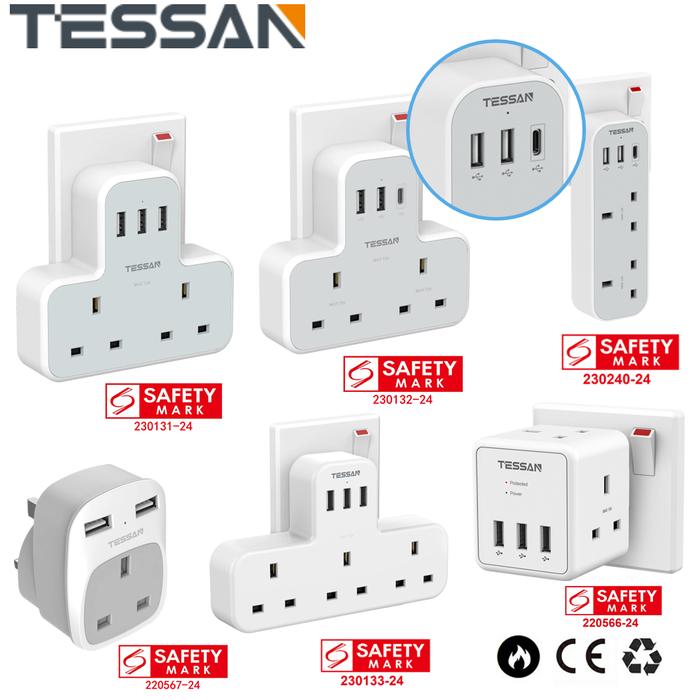 Gambar UK Plug Adapter Charger Multi Plug Adapter USB Plug USB Charger With 2 Outlets And 3 USB Ports Plug Adaptor USB C Charger 13A Type C Adapter Charger USB Adapter Plug USB Charger USB C Plug Home Kitchen PC dari Sphere Mall undefined Tokopedia