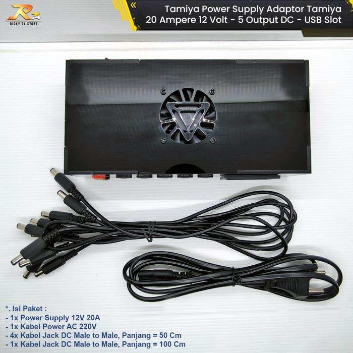 Best Quality] Tamiya Power Supply Tamiya 20 Ampere 12 Volt Adapter