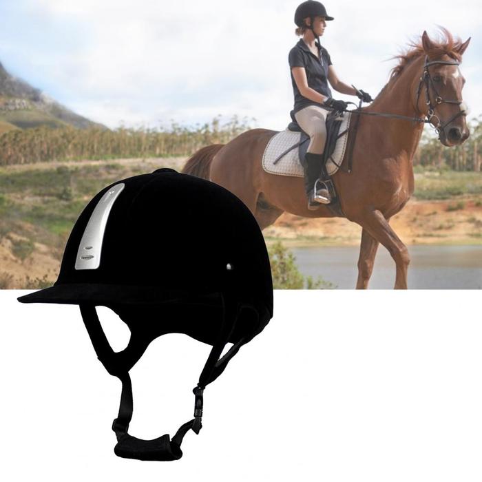 Gambar Equestrian Helmet Bahan Abs + Velour / Helmet Berkuda Ukuran Yang dari Hue_DahSun Official undefined Tokopedia
