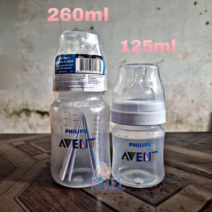New Item New Philips Avent Bottle Shrink Wrap Classic Plus 260 Ml 125 Ml  Reduce Colic Botol Susu Avent Klasik Low Price