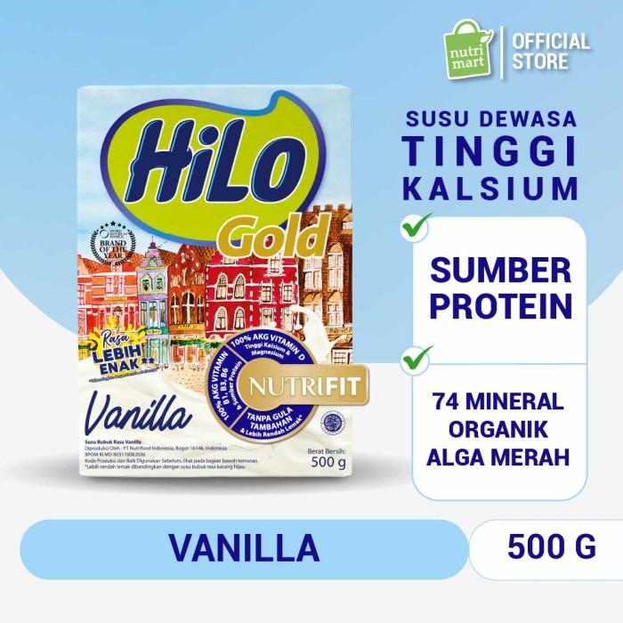 Gambar HiLo Gold Vanilla 500gr - Susu Tinggi Kalsium dari Gerai Galaxy undefined Tokopedia