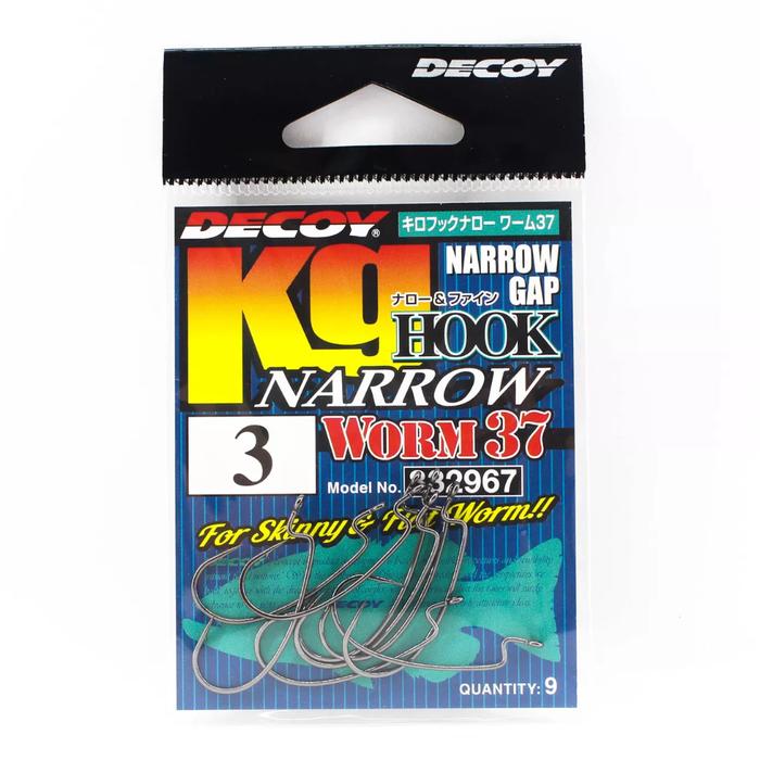 Gambar Decoy KG Hook Narrow Worm37 - #3 dari JDM Lures Indonesia undefined Tokopedia