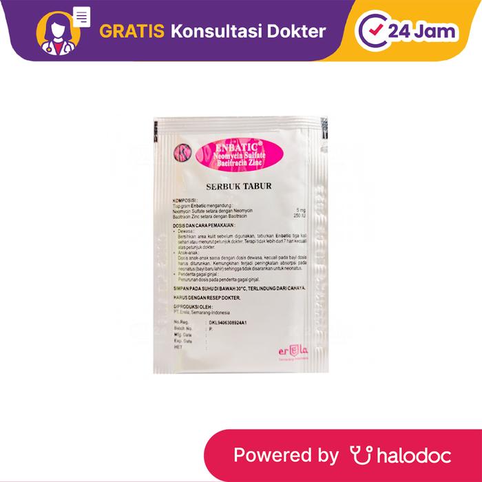 Gambar Enbatic Powder 3 G - ED Dekat November 2024 dari Apotek Halomedika Kp Rambutan undefined Tokopedia