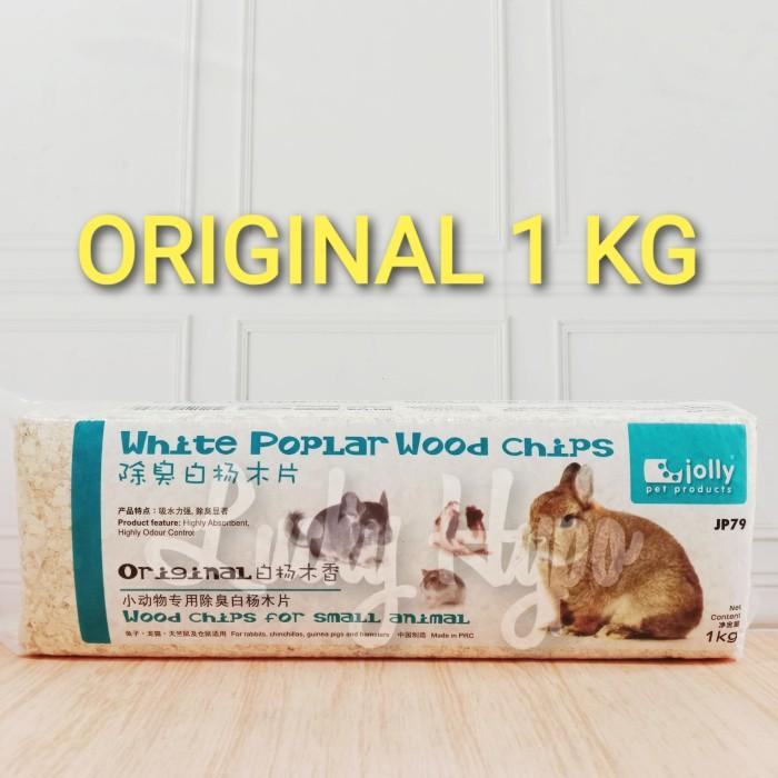 Gambar TERBARU/ Jolly White Poplar Wood Chips 1 kg Bedding Serbuk Kayu - Original dari Samoosa Store undefined Tokopedia