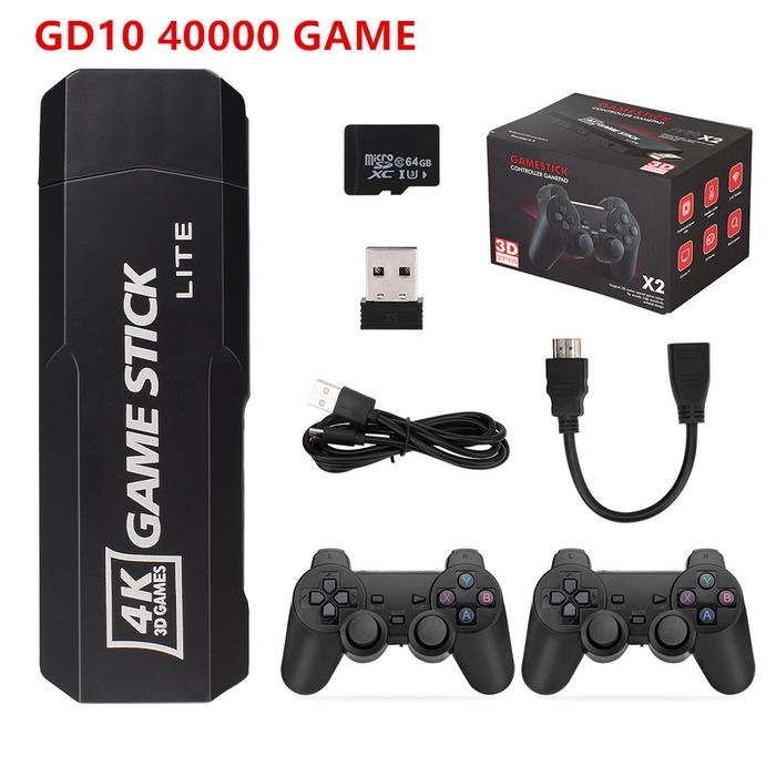 Gambar GD10 Game Stick 4K HD Video Game Console Double Wireless 2.4G dari Nina goto5 undefined Tokopedia