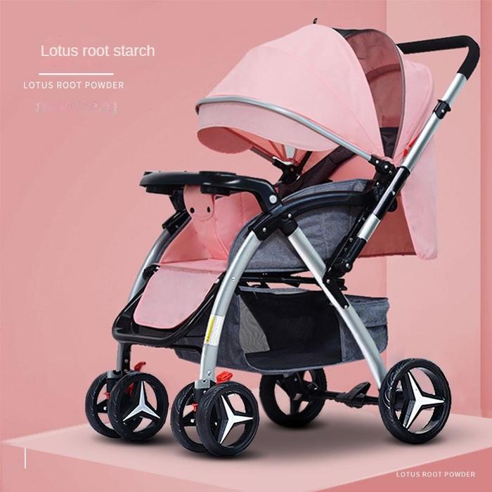 Gambar Discount Baby Stroller Is Light In Weight Foldable And Easy To Push Can Sit Can Lie Stroller Spacious Children's Strollers dari kusminstore77 undefined Tokopedia