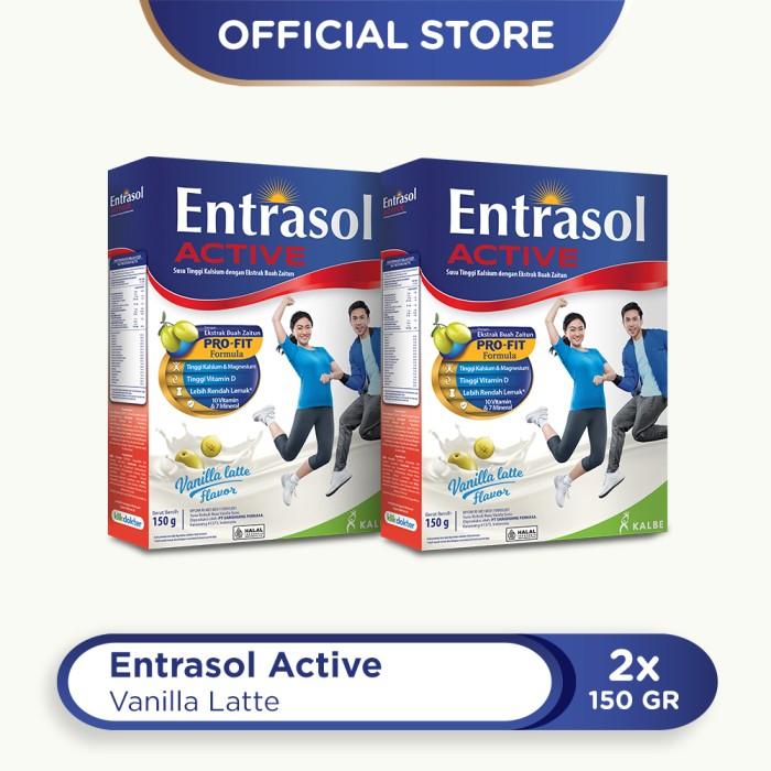 Gambar TWIN PACK: ENTRASOL ACTIVE VANILLA LATTE 150G - 2 PCS dari Pettra Martket undefined Tokopedia