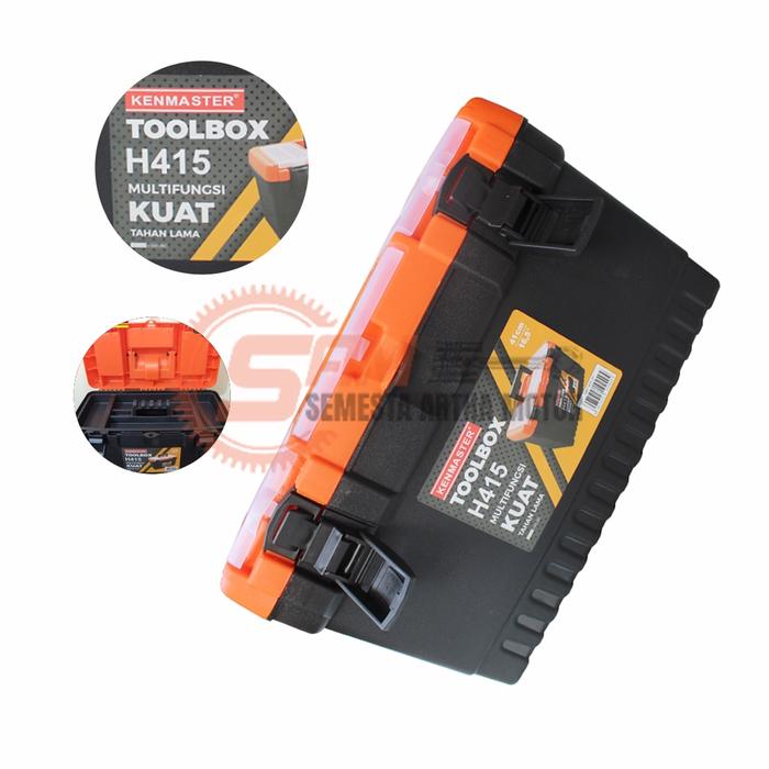 Gambar ToolBox Kenmaster H415 Kotak Simpan Perkakas Alat Tukang Tool Box Storage Mekanik dari REMBANG JAYA undefined Tokopedia