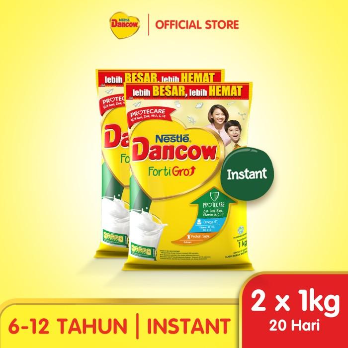 Gambar Nestle DANCOW FortiGro Susu Bubuk Instan Pouch 1 Kg x 2pcs dari Leo Storee1 undefined Tokopedia