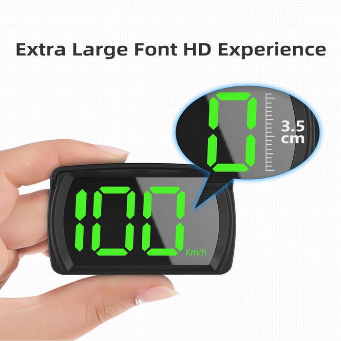 Gambar GPS KMH MPH HUD Digital Speedometer Head Up Display Car Electronics dari EVER RICH undefined Tokopedia