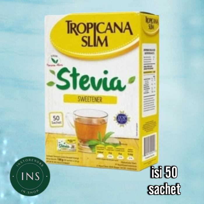 Gambar UM1 Tropicana Slim Stevia Sweetener ( Isi 50 ) / 130g dari r setiyo undefined Tokopedia