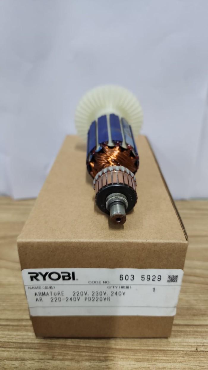 Gambar Spare Part Power Tool (PD-220VR) 6035929 - Armature 220V.230V.240V Kyocera Ryobi dari SATA PERKAKAS undefined Tokopedia