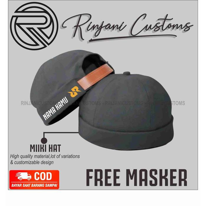 Gambar PECI/TOPI MIKI Hat Team E Sport RRQ . topi game.FREE MASKER DAN BISA dari selendang biru44 undefined Tokopedia
