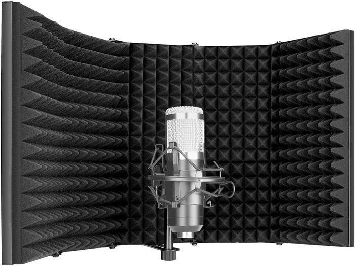 Gambar Neewer Pro Microphone Isolation Shield for Blue Yeti and Any Condenser Microphone Recording Equipment dari Notife undefined Tokopedia