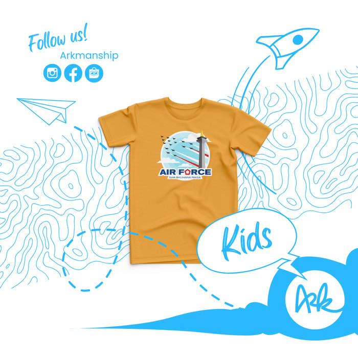 Gambar Kaos Anak Air Force Flypast Monas - Lime, L dari Arkmanship undefined 5 Tokopedia