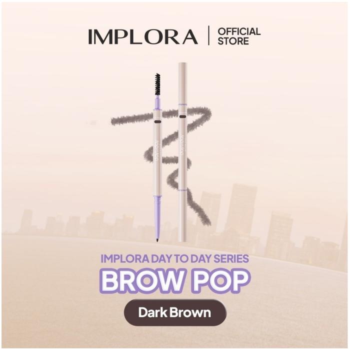 Gambar Implora Pensil Alis Mechanic - Pensil Alis Day To Day Series Brow Pop - Dark Brown dari jusep17 undefined Tokopedia