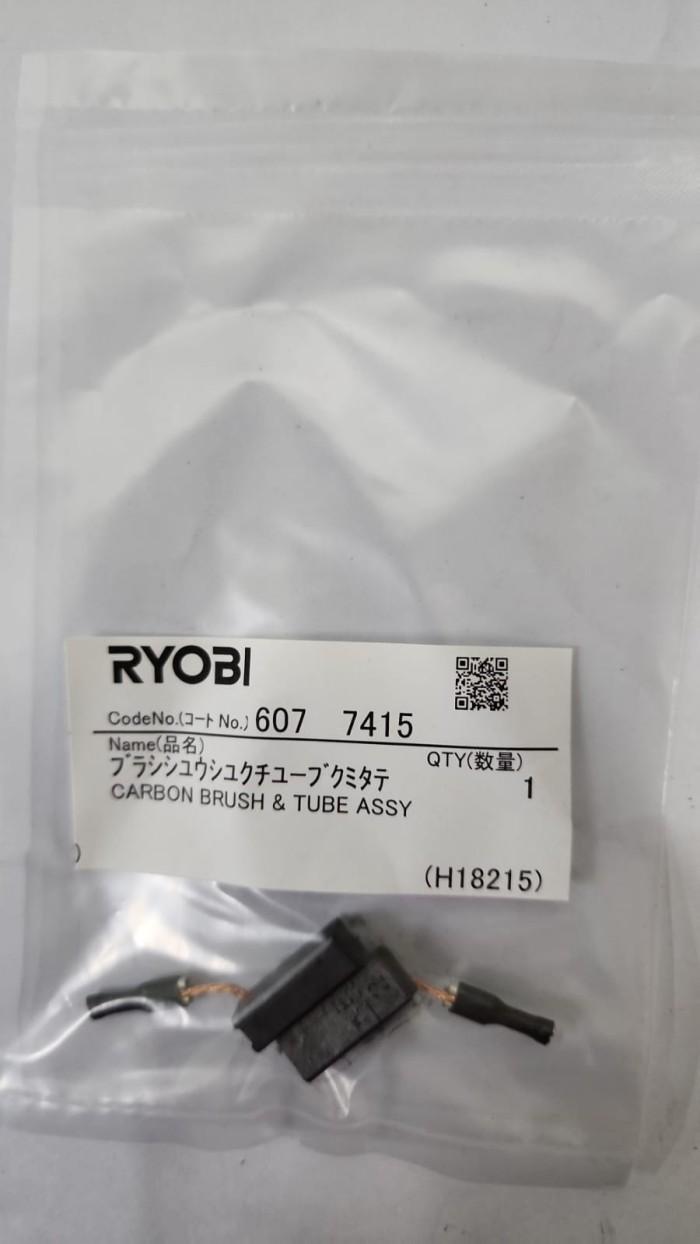 Gambar Spare Part Power Tool (PD-220VR, ED-2630VR) 6077415 - Carbon Brush & Tube Assy Kyocera Ryobi dari SATA PERKAKAS undefined Tokopedia
