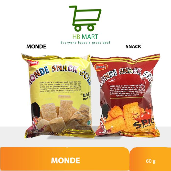 Gambar MONDE - Snack Monde Serena (Gold - Spicy Tomato) | Cemilan Snack Anak - RED MINI dari HAPPY BELLY MART undefined Tokopedia