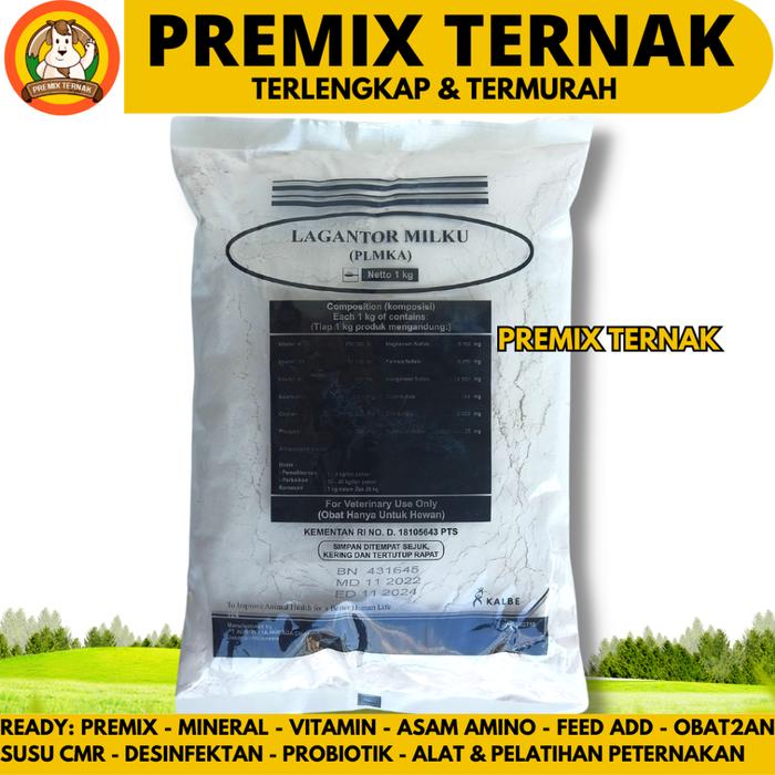 Gambar PROMO LAGANTOR MILKU 1 Kg Premix Sapi Perah Pakan Ternak kambing Perah dari TOKO MANUKKU undefined Tokopedia