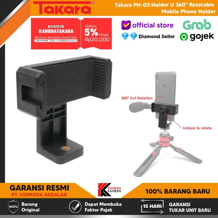 Gambar ATG Takara PH-03 Holder U 360° Rotatable Mobile Phone Holder dari kunto12 undefined Tokopedia